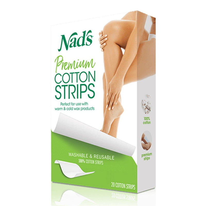 Nad's Hair Removal Premium Cotton Strips 20 Pack - VITAL+ Pharmacy