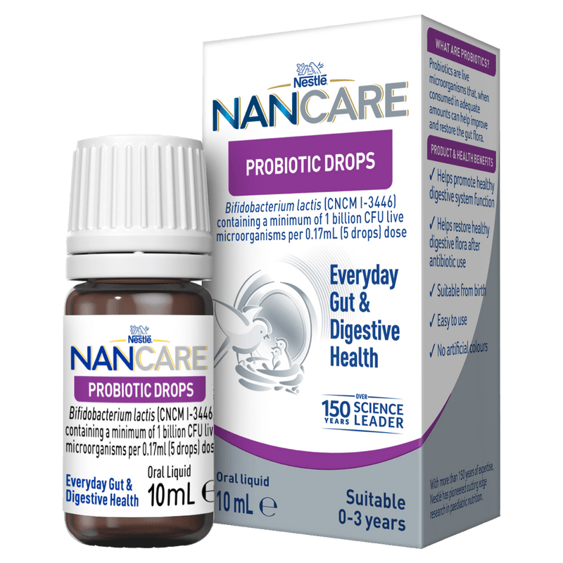 Nestlé NAN CARE Probiotic Drops Everyday Gut & Digestive Health 10mL - VITAL+ Pharmacy
