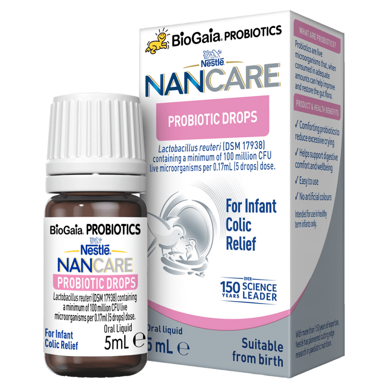 Nestlé NAN CARE Probiotic Drops For Infant Colic Relief 5mL - VITAL+ Pharmacy
