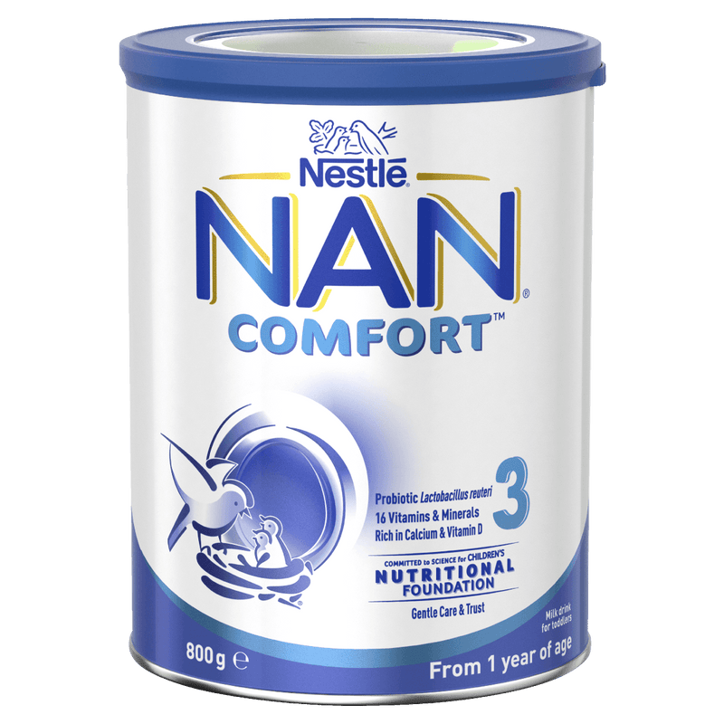 Nestlé NAN Comfort 3 Toddler 1+ Years Milk Drink Powder 800g - VITAL+ Pharmacy