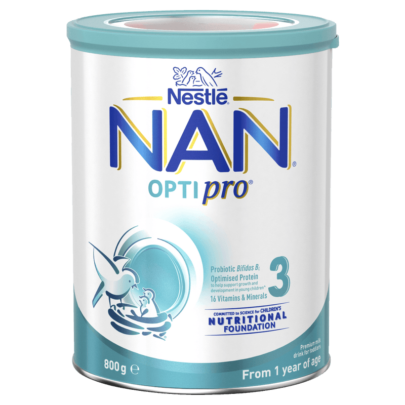Nestlé NAN Optipro 3 Toddler 1+ Years Premium Milk Drink Powder 800g - VITAL+ Pharmacy