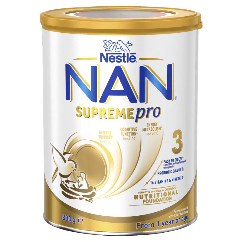 Nestlé NAN SUPREMEpro 3 Toddler 1+ Years Premium Milk Drink Powder 800g - VITAL+ Pharmacy