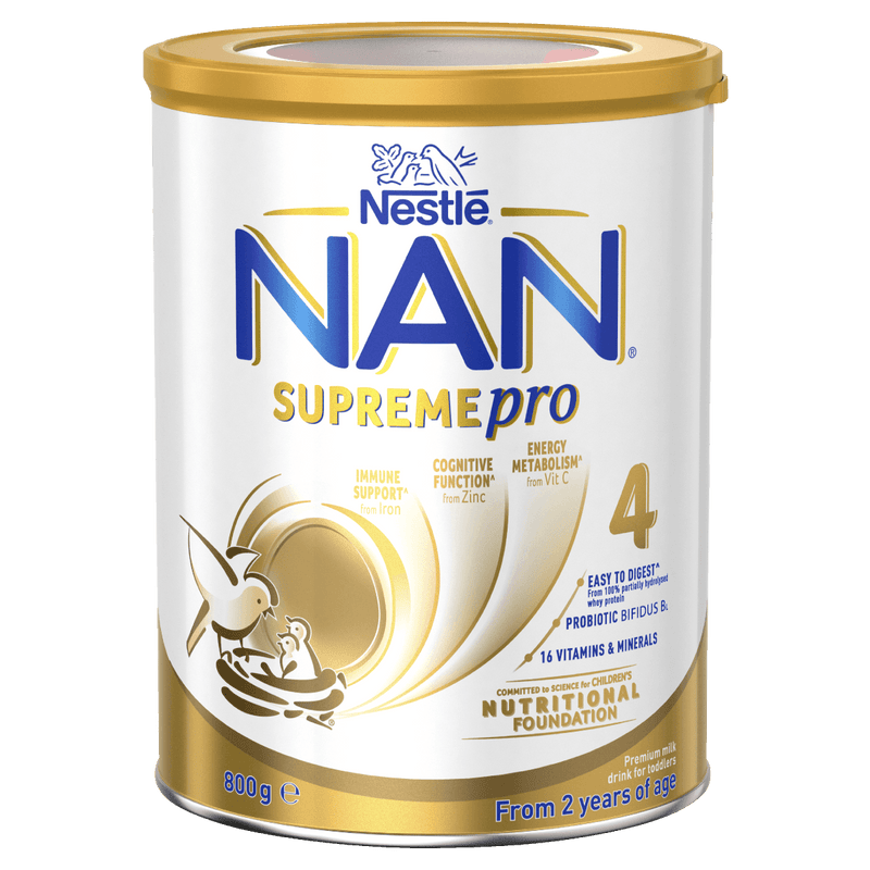 Nestlé NAN SUPREMEpro 4 Toddler 2+ Years Premium Milk Drink Powder 800g - VITAL+ Pharmacy