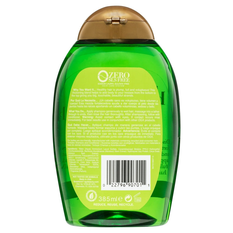 OGX Bamboo Fiber Shampoo 385mL - VITAL+ Pharmacy