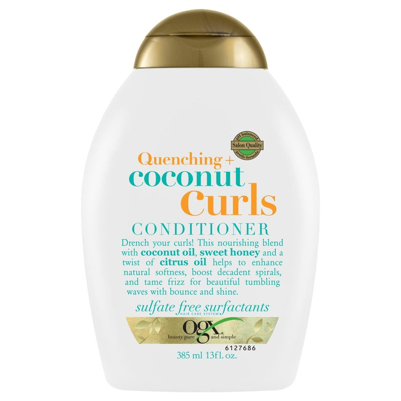 OGX Quenching + Coconut Curls Conditioner For Curly Hair 385mL - VITAL+ Pharmacy