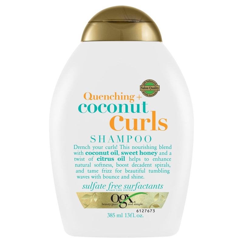OGX Quenching + Coconut Curls Shampoo For Curly Hair 385mL - VITAL+ Pharmacy