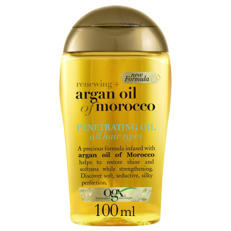 OGX Renewing + Hydrating & Shine Argan Oil of Morocco Penetrating Oil For Dry & Heat Styled Hair 100mL - VITAL+ Pharmacy
