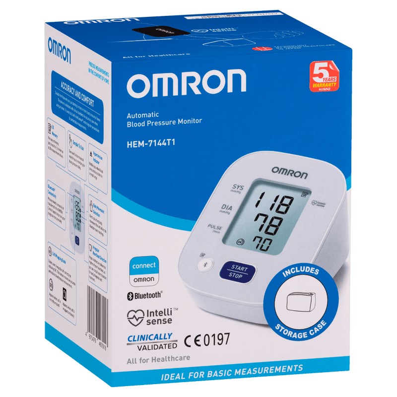 Omron HEM-7144T1 Automatic Blood Pressure Monitor - VITAL+ Pharmacy