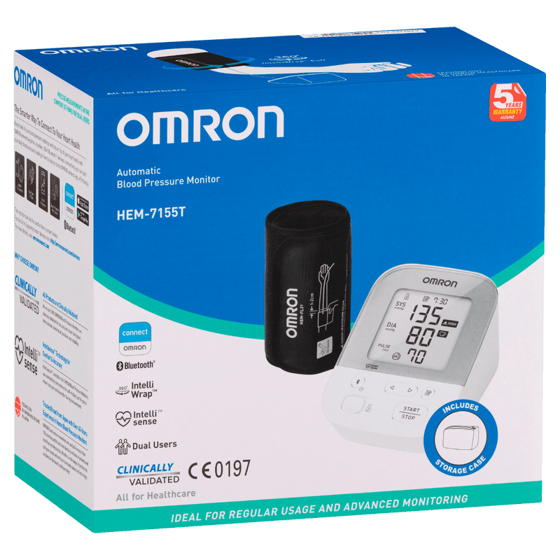 Omron HEM-7155T Automatic Blood Pressure Monitor - VITAL+ Pharmacy