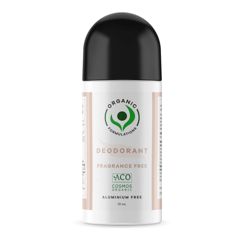 Organic Formulations Fragrance Free Deodorant 70mL - VITAL+ Pharmacy