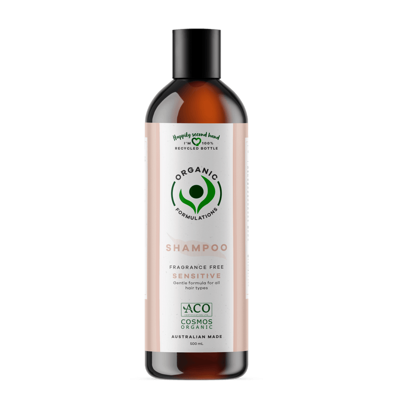 Organic Formulations Fragrance Free Sensitive Shampoo 500mL - VITAL+ Pharmacy