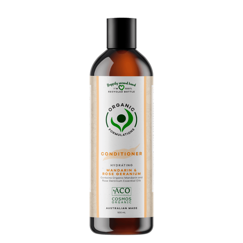 Organic Formulations Hydrating Mandarin & Rose Geranium Conditioner 500mL - VITAL+ Pharmacy