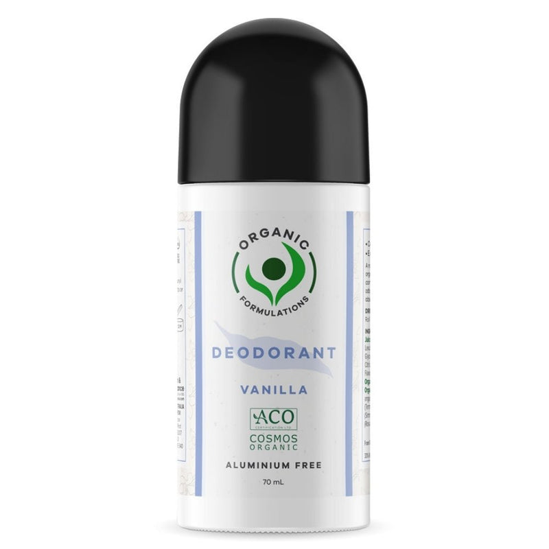 Organic Formulations Vanilla Deodorant 70mL - VITAL+ Pharmacy