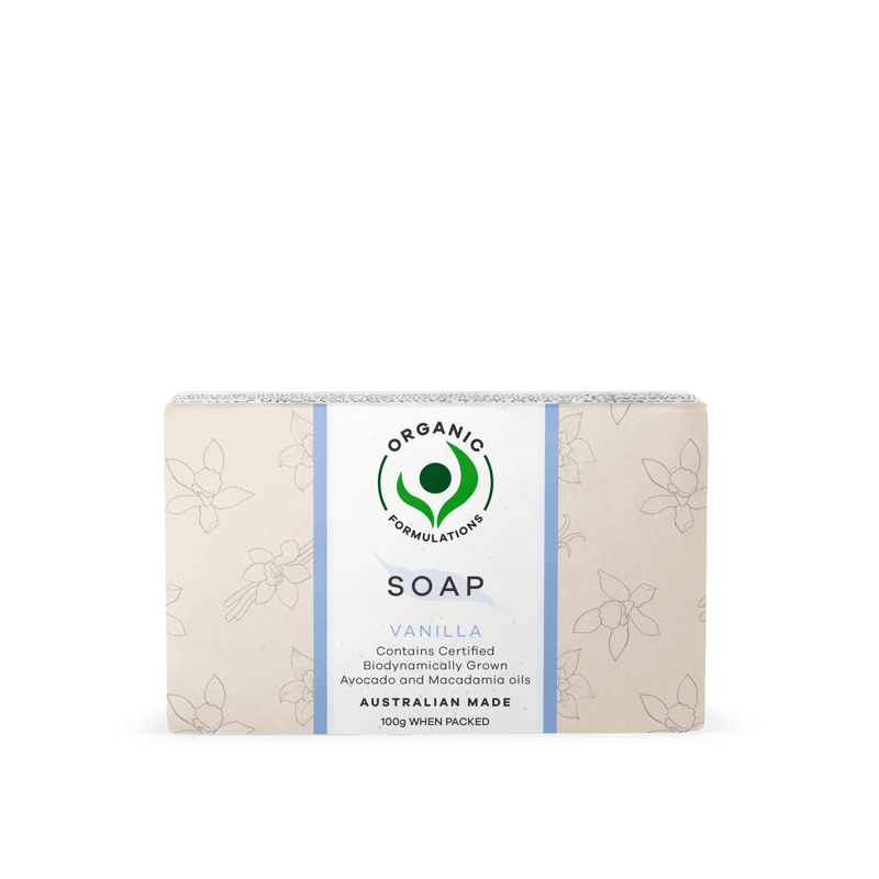 Organic Formulations Vanilla Soap 100g - VITAL+ Pharmacy
