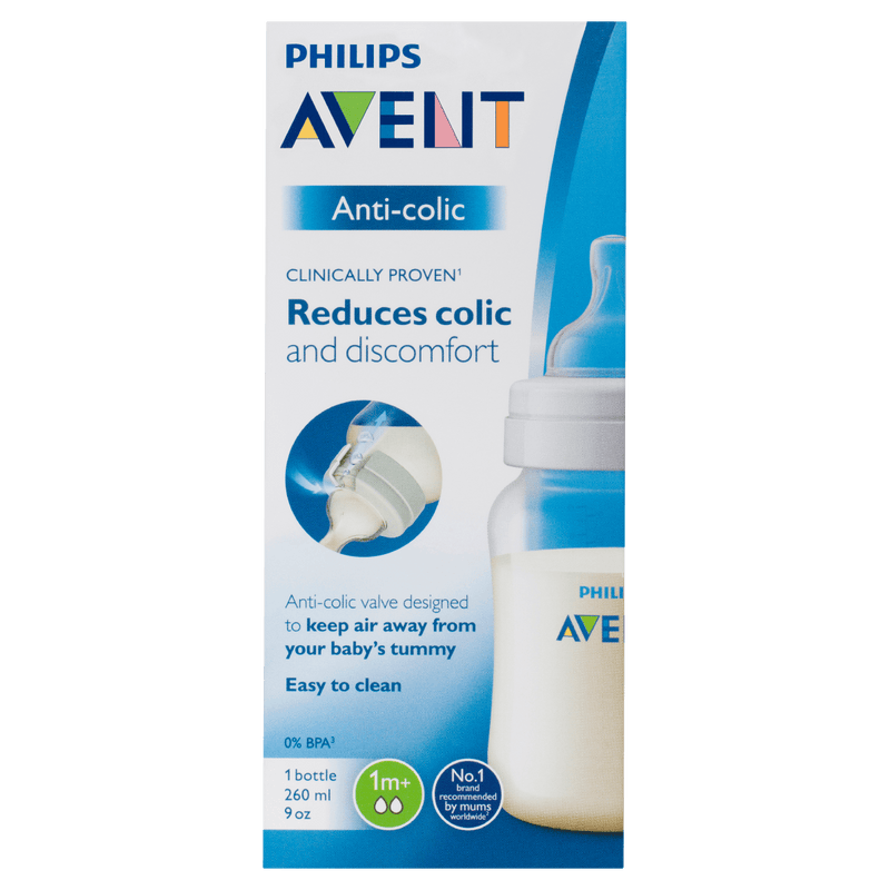 Philips Avent Anti-Colic Bottle 1m+ 260mL 1 Pack - VITAL+ Pharmacy