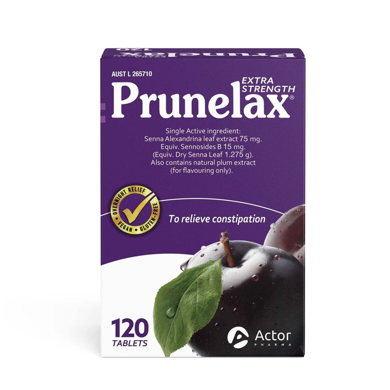 Prunelax Extra Strength Senna Laxative 120 Tablets - VITAL+ Pharmacy