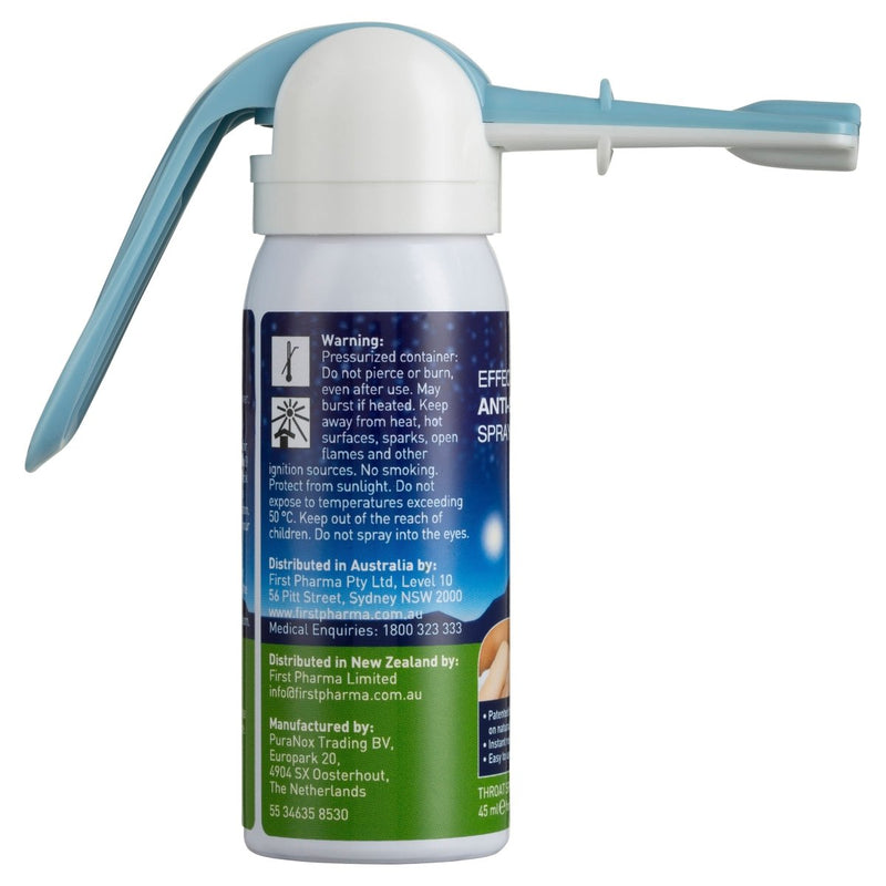Puranox Anti Snoring Spray 45mL - VITAL+ Pharmacy