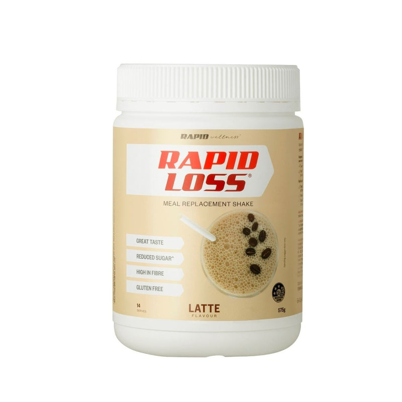 Rapid Loss Meal Replacement Latte Shake 575g - VITAL+ Pharmacy