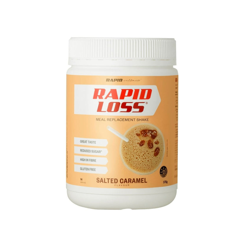 Rapid Loss Meal Replacement Salted Caramel Shake 575g - VITAL+ Pharmacy