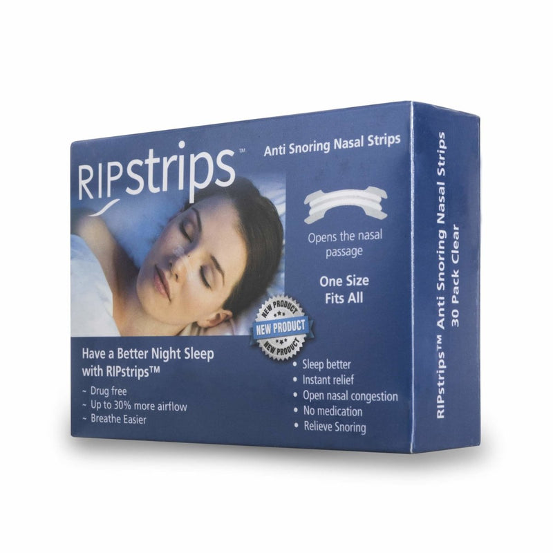 Ripstrips Anti Snoring Nasal Strips 30 Pack - VITAL+ Pharmacy