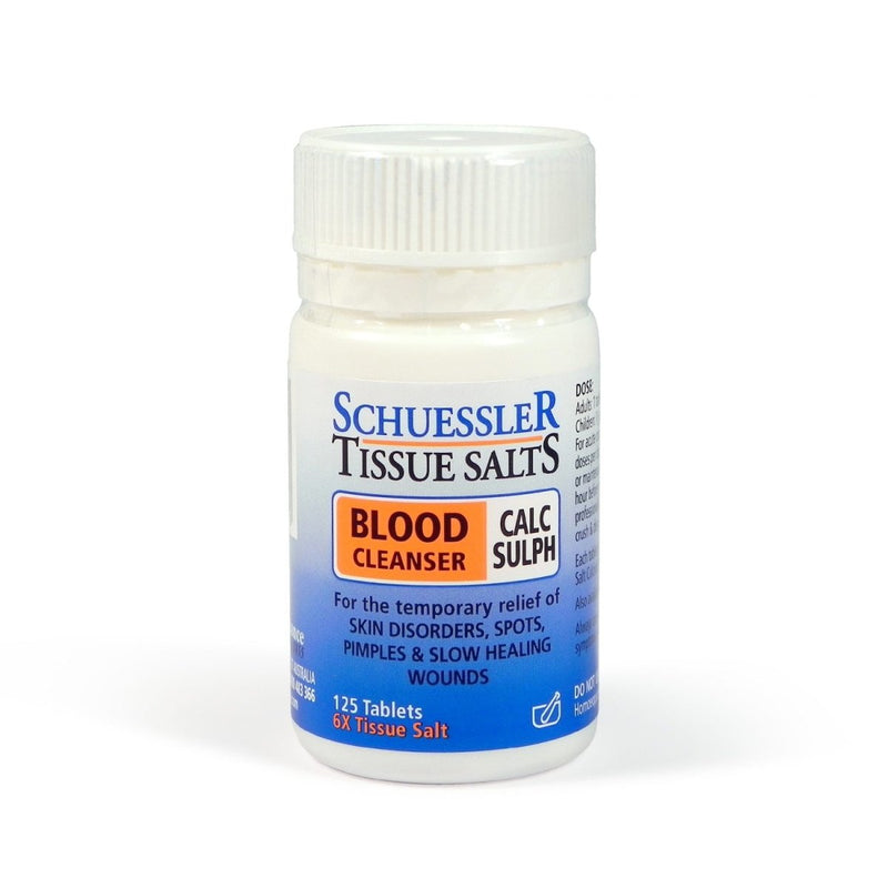 Schuessler Tissue Salts Blood Cleanser Calc Sulph 125 Tablets - VITAL+ Pharmacy