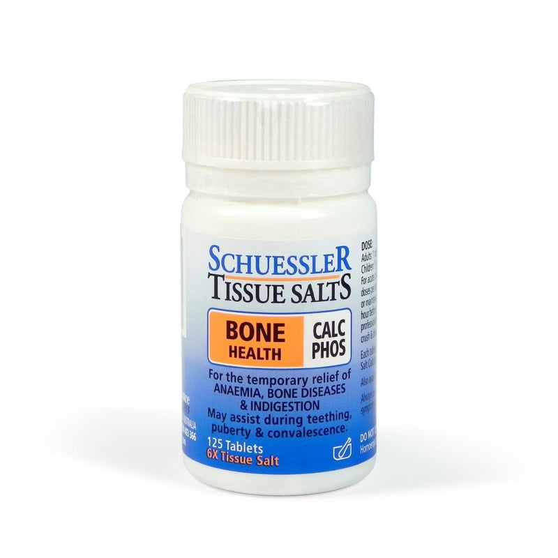Schuessler Tissue Salts Bone Health Calc Phos 125 Tablets - VITAL+ Pharmacy