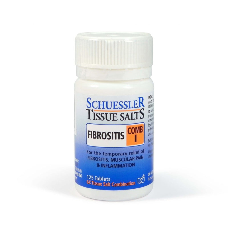 Schuessler Tissue Salts Fibrositis Comb I 125 Tablets - VITAL+ Pharmacy