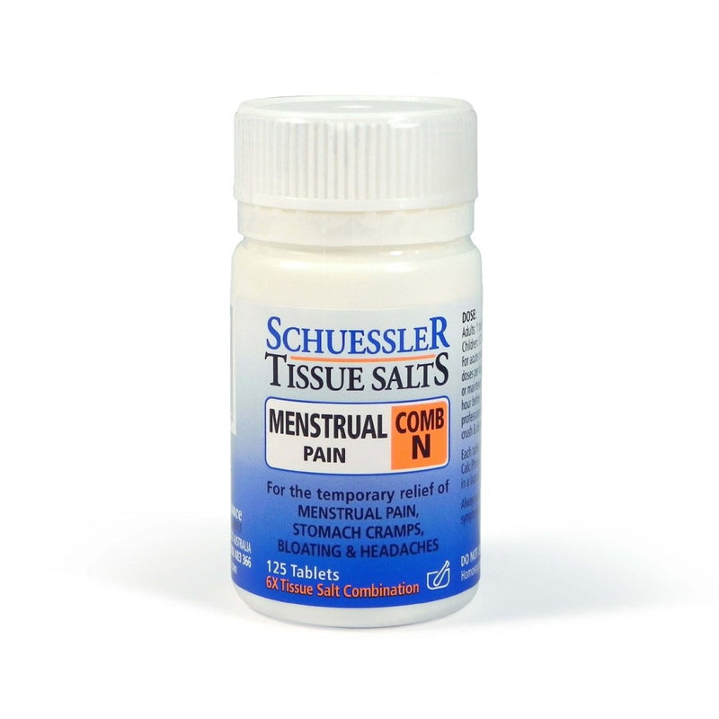 Schuessler Tissue Salts Menstrual Pain Comb N 125 Tablets - VITAL+ Pharmacy