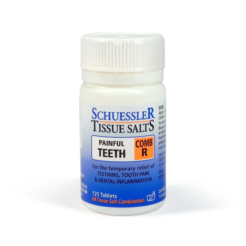 Schuessler Tissue Salts Painful Teeth Comb R 125 Tablets - VITAL+ Pharmacy