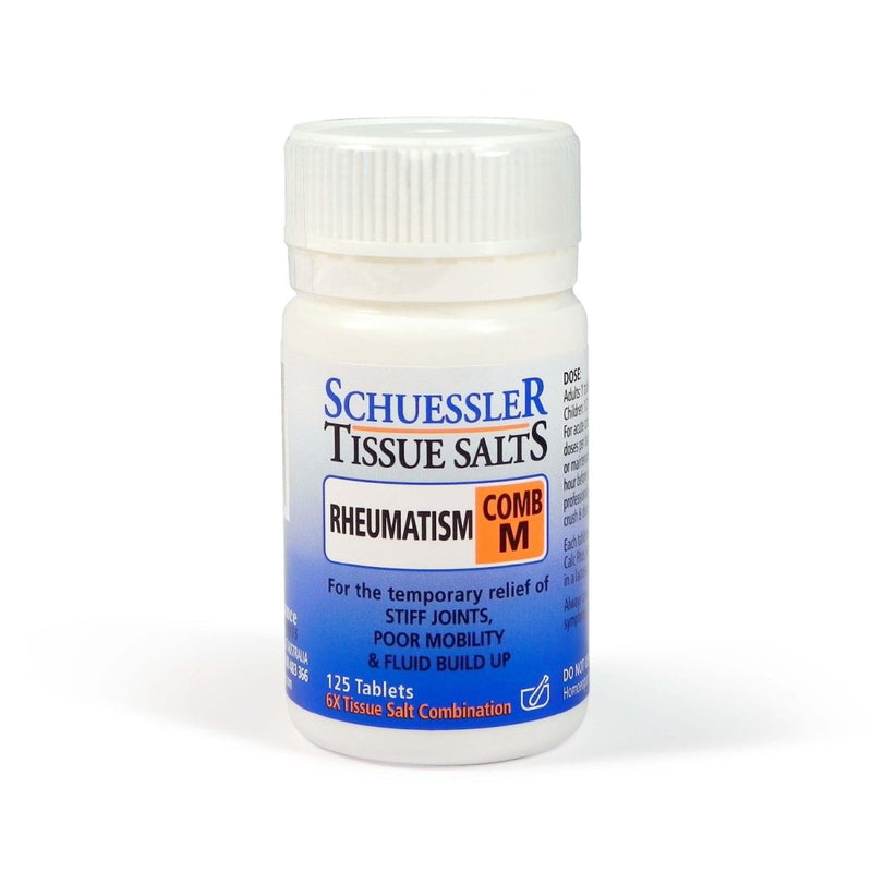 Schuessler Tissue Salts Rheumatism Comb M 125 Tablets - VITAL+ Pharmacy