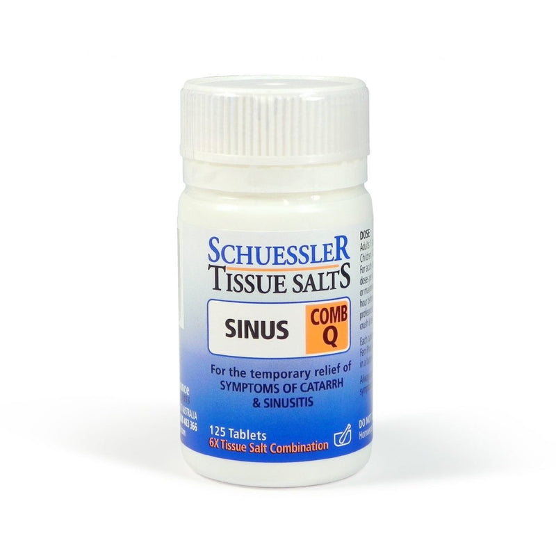 Schuessler Tissue Salts Sinus Comb Q 125 Tablets - VITAL+ Pharmacy