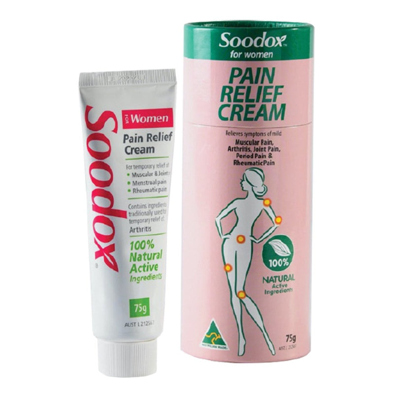 Soodox for Women Pain Relief Cream 75g - VITAL+ Pharmacy