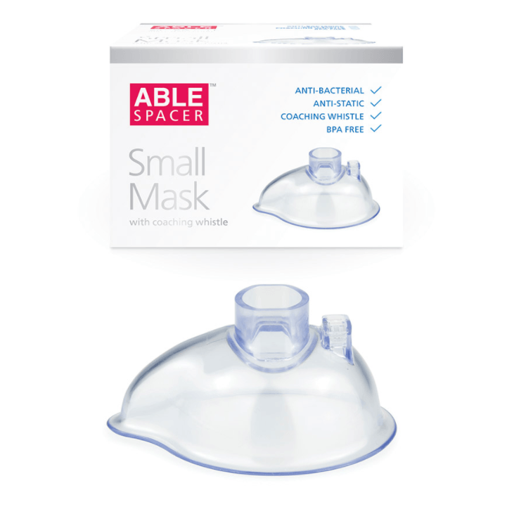 Able Spacer Small Mask With Coaching Whistle - Vital Pharmacy Supplies