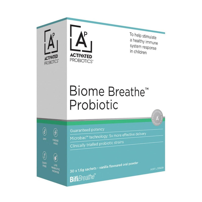 Activated Probiotics Biome Breathe Probiotic Sachets 30 x 1.6g - Vital Pharmacy Supplies