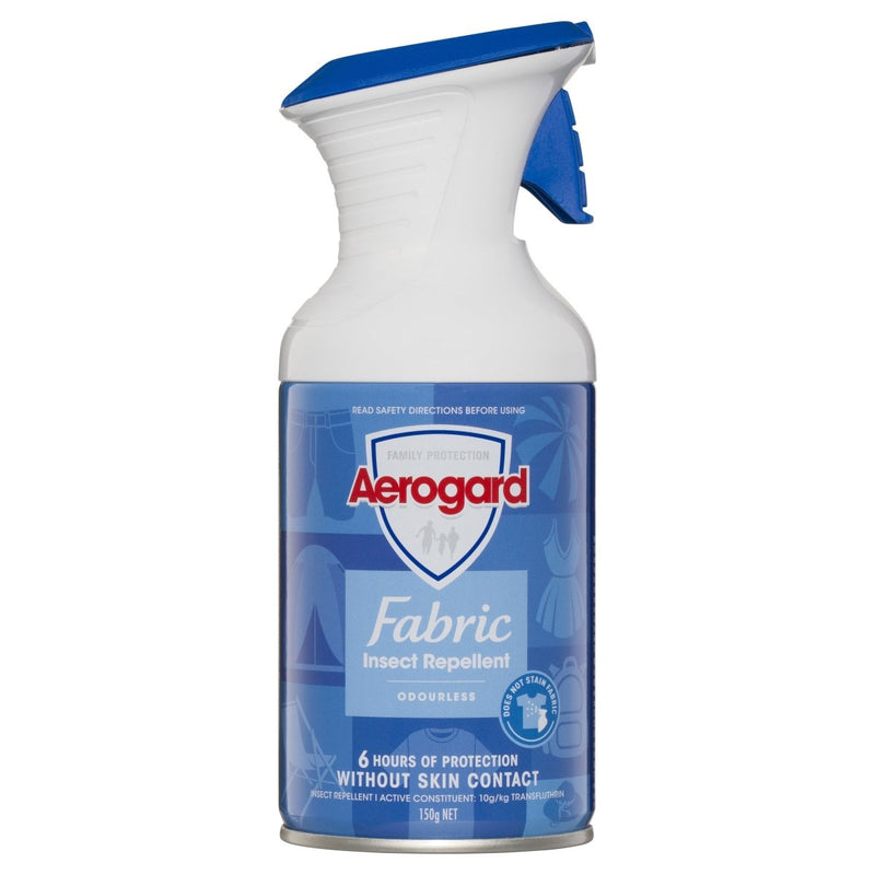 Aerogard Fabric Insect Repellent Fabric Spray Odourless 150g - Vital Pharmacy Supplies