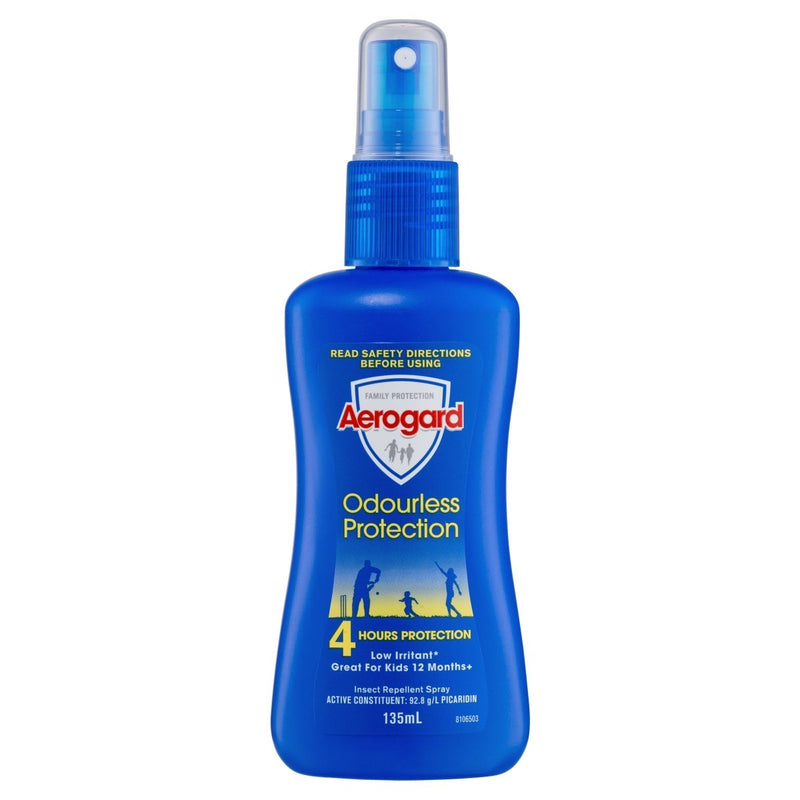Aerogard Odourless Protection Insect Repellent Pump Spray 135mL - Vital Pharmacy Supplies