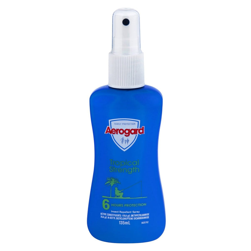 Aerogard Tropical Strength Insect Repellent Pump Spray 135mL - Vital Pharmacy Supplies
