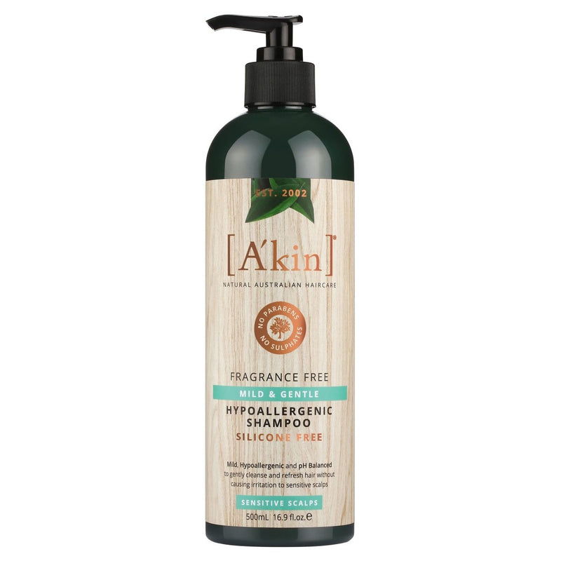 A'kin Mild & Gentle Shampoo 500mL - Vital Pharmacy Supplies