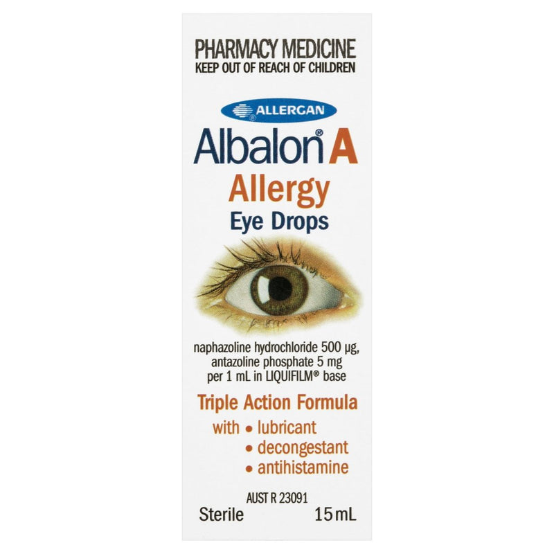 Albalon A Allergy Eye Drops 15mL - Vital Pharmacy Supplies