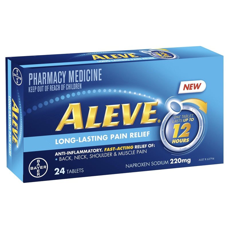 Aleve 12 hour Anti-Inflammatory Tablets 24 pack - Vital Pharmacy Supplies