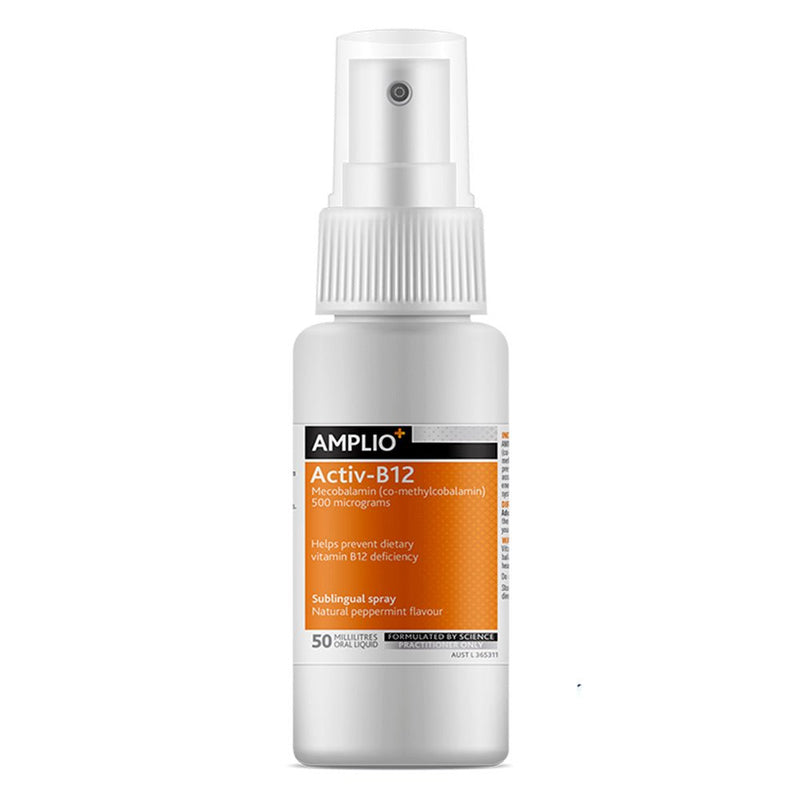 Amplio Activ-B12 Oral Spray 50mL - Vital Pharmacy Supplies