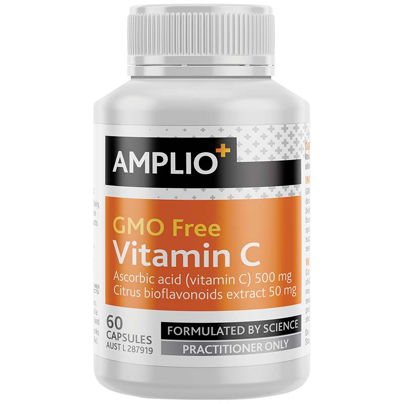 Amplio GMO Free Vitamin C 60 Capsules - Vital Pharmacy Supplies