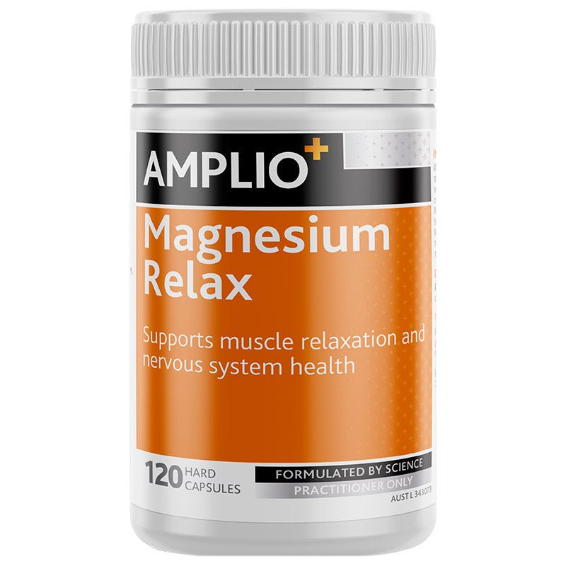 Amplio Magnesium Relax 120 Capsules - Vital Pharmacy Supplies