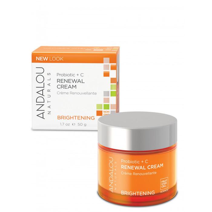 Andalou Brightening Probiotic + C Renewal Cream 50mL - Vital Pharmacy Supplies