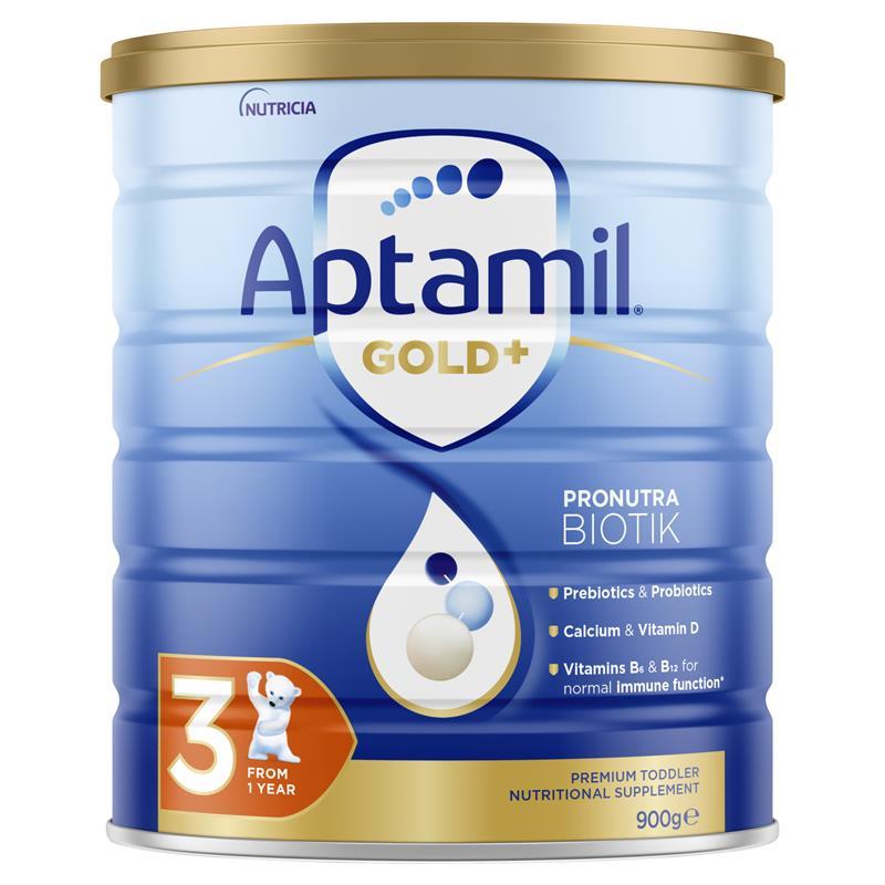 Aptamil Gold+ 3 Toddler Milk Drink From 1 Year 900g - Vital Pharmacy Supplies