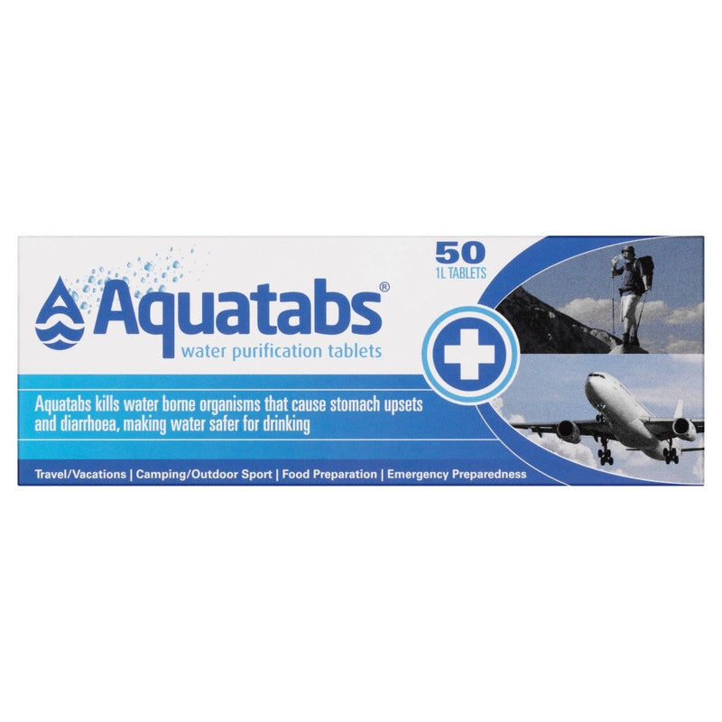 Aquatabs Water Purification Tablets 50 Pack - Vital Pharmacy Supplies