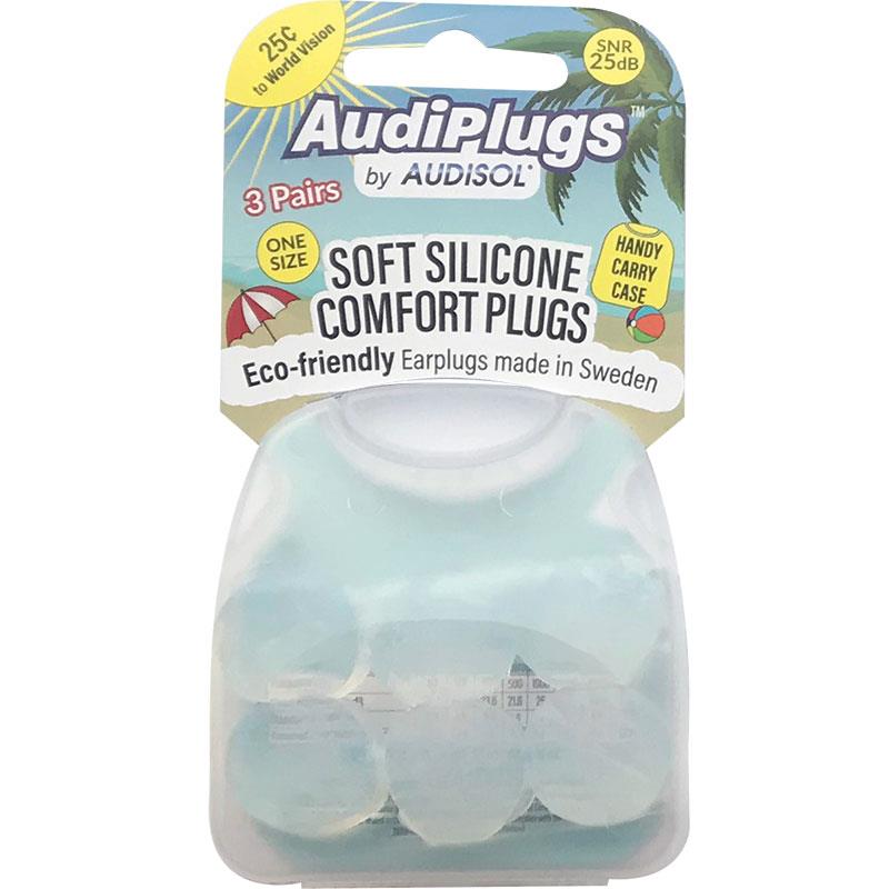 Audisol Audiplugs Soft Silicone Comfort Plugs - Vital Pharmacy Supplies