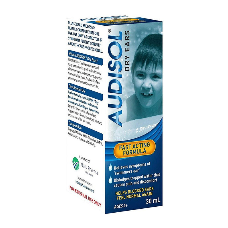 Audisol Dry Ears Spray 30mL - Vital Pharmacy Supplies