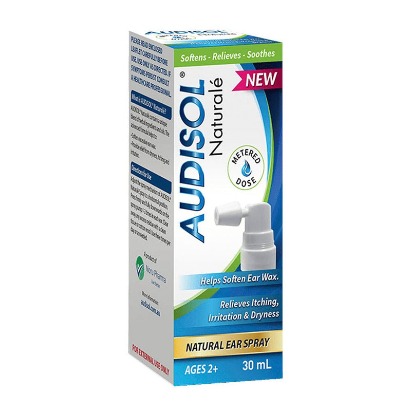 Audisol Naturale Ear Spray 30mL - Vital Pharmacy Supplies