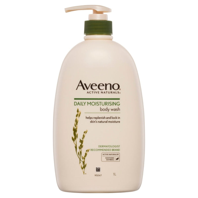 Aveeno Active Naturals Daily Moisturising Body Wash 1L - Vital Pharmacy Supplies